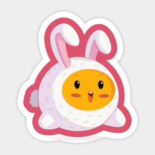 Bunny Komoji Sticker